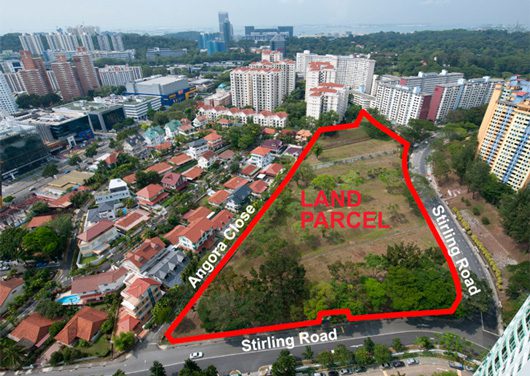 Stirling Road Aerial View