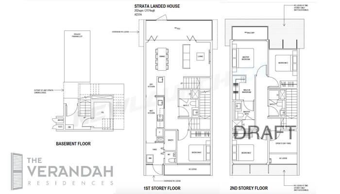 The Verandah Residences Floor Plan Strata Landed 2174