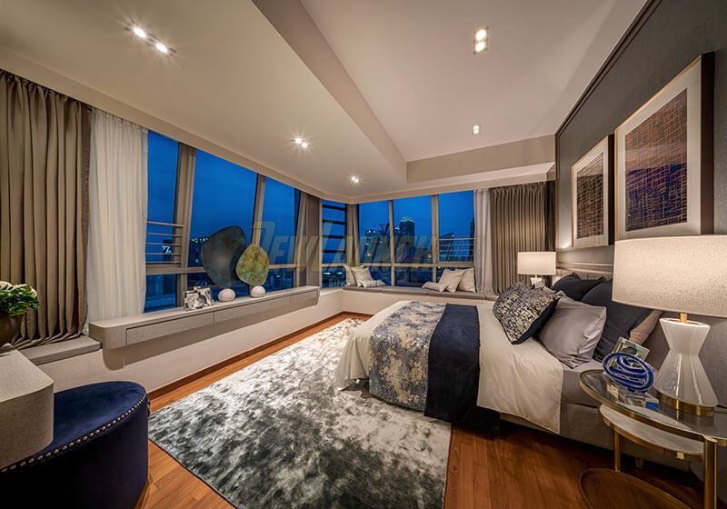 V on Shenton Showflat 3-Bedroom Common Bedroom 1