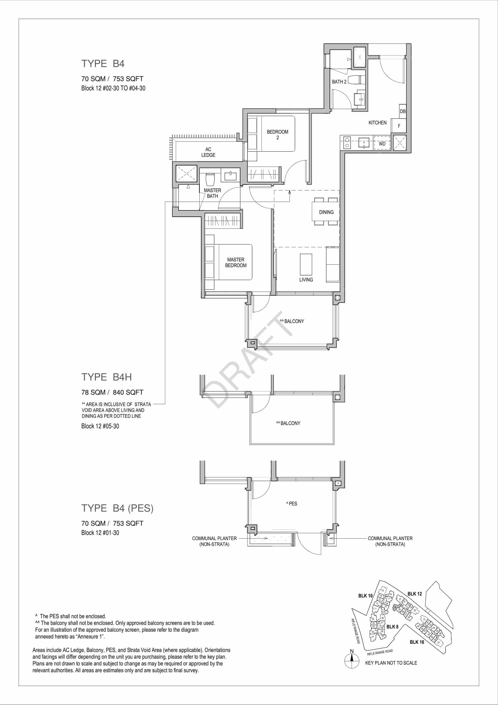 Mayfair Gardens - 2-Bedroom Floor Plan Type B4