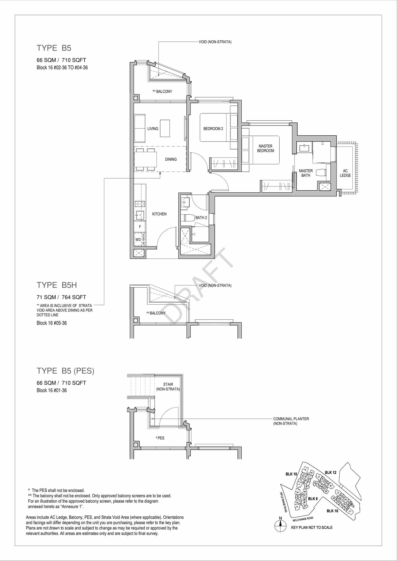 Mayfair Gardens - 2-Bedroom Floor Plan Type B5