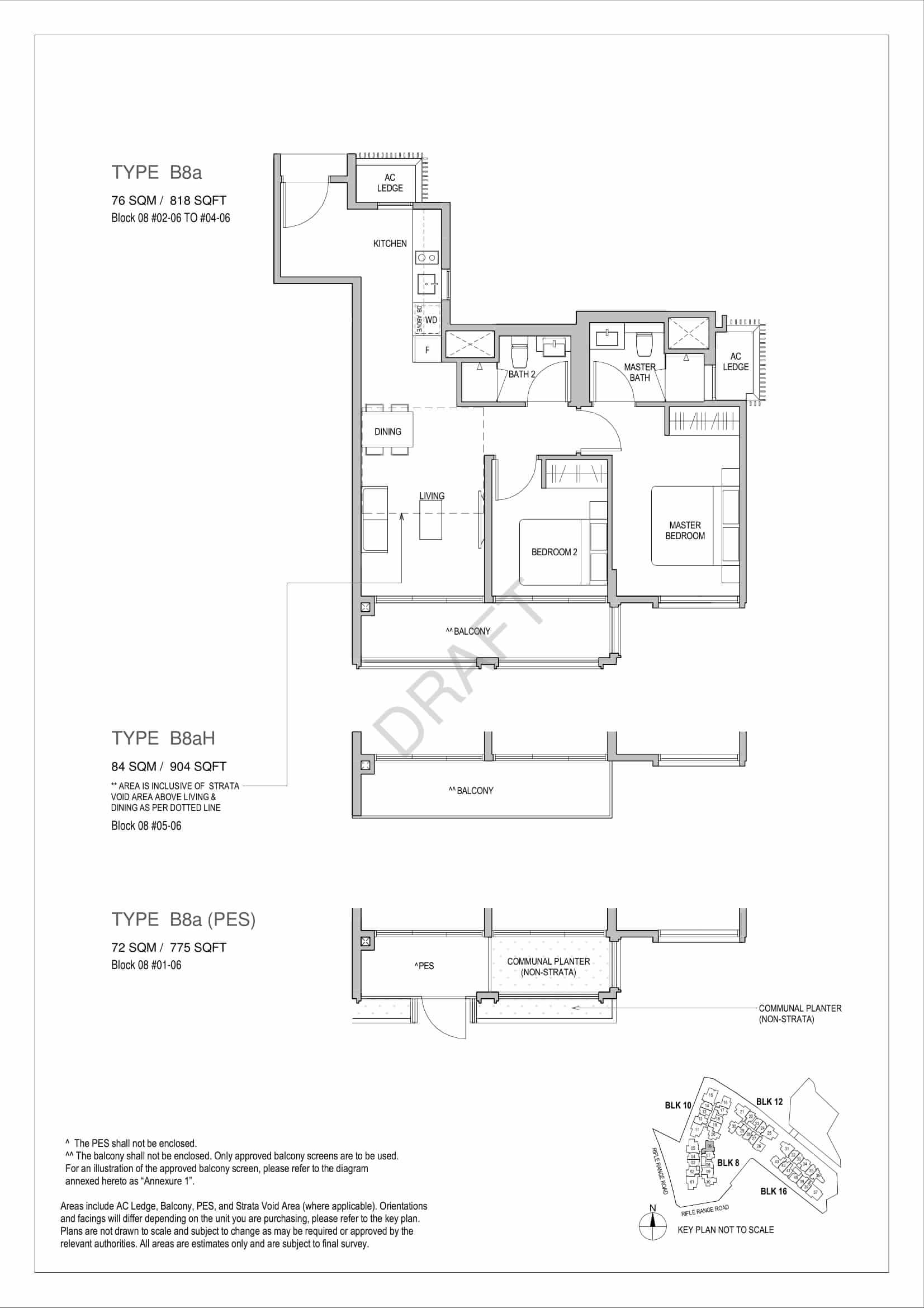Mayfair Gardens - 2-Bedroom Floor Plan Type B8a