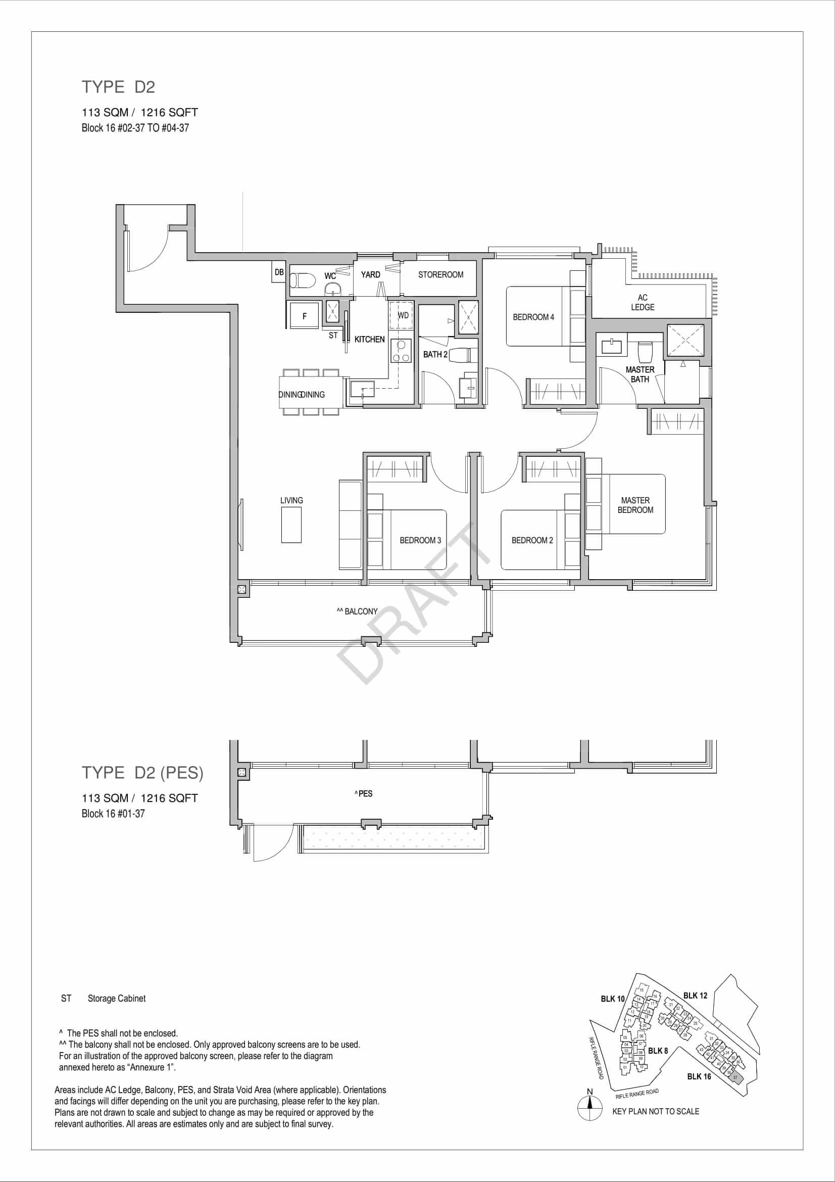 Mayfair Gardens - 4-Bedroom Floor Plan Type D2