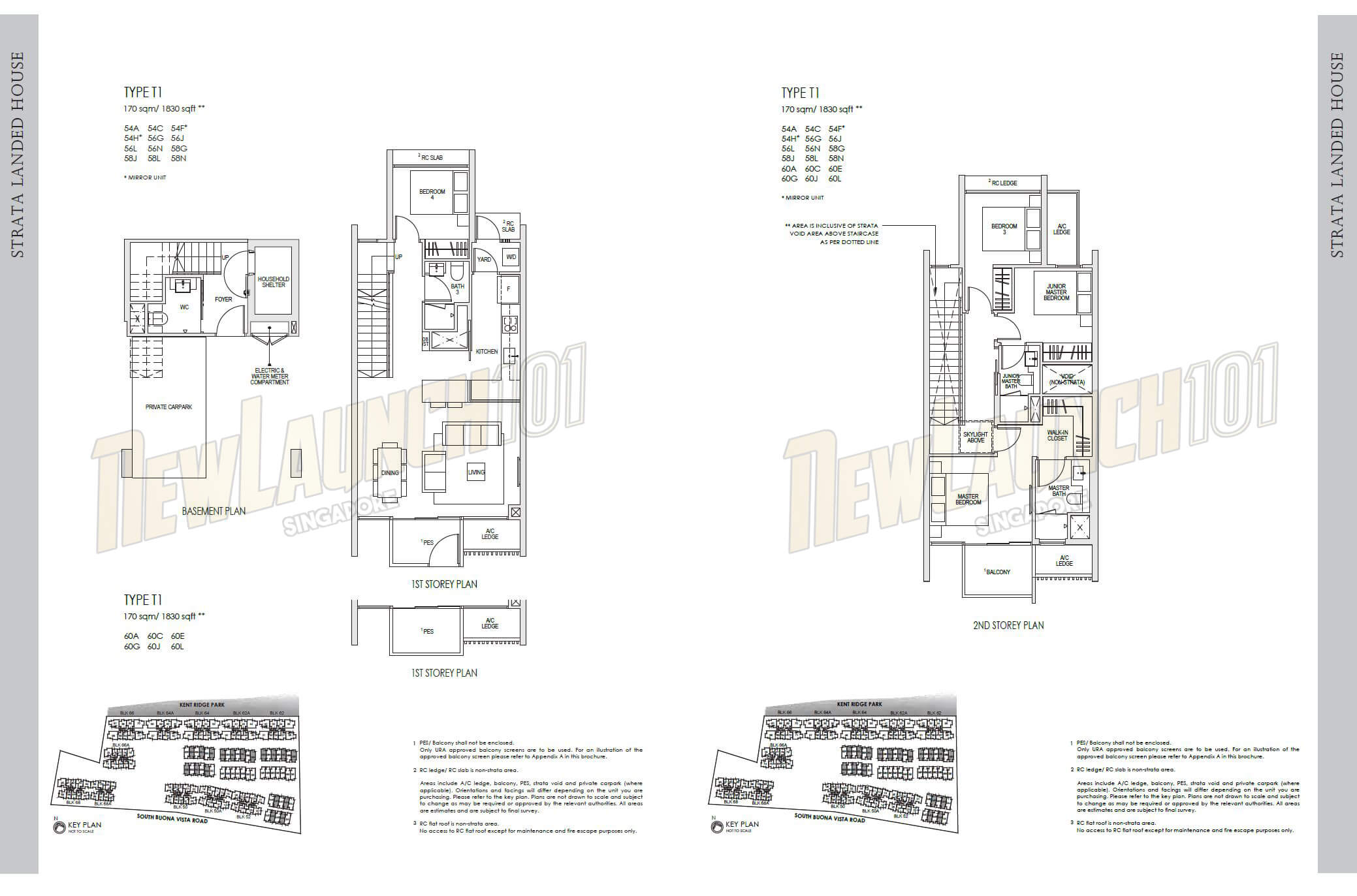 Kent Ridge Hill Residences Floor Strata House Type T1
