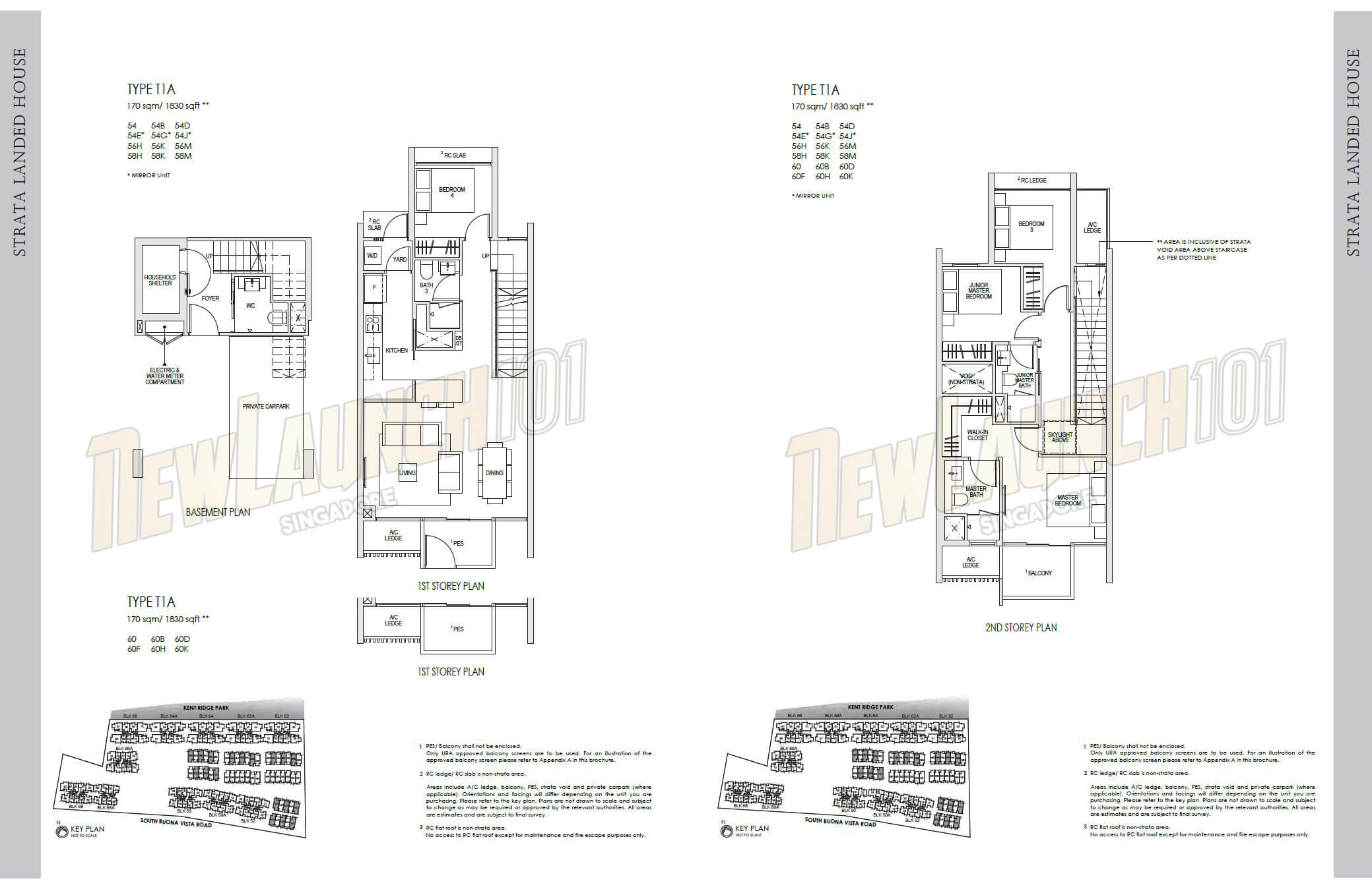 Kent Ridge Hill Residences Floor Strata House Type T1A