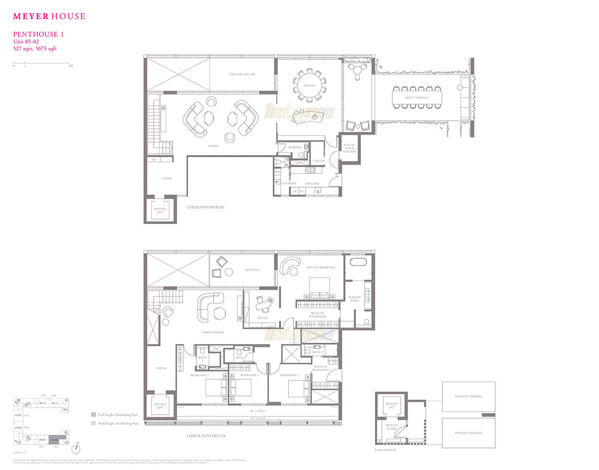 Meyerhouse Penthouse Floor Plan 5673