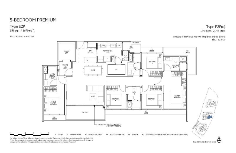 Piccadilly Grand Floor Plan 5-Bedroom Type E2p